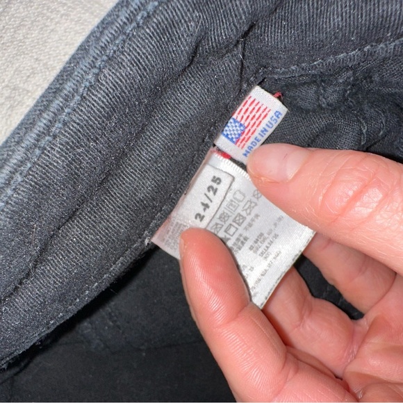 American apparel black shorts, size 24/25 - Picture 3 of 3